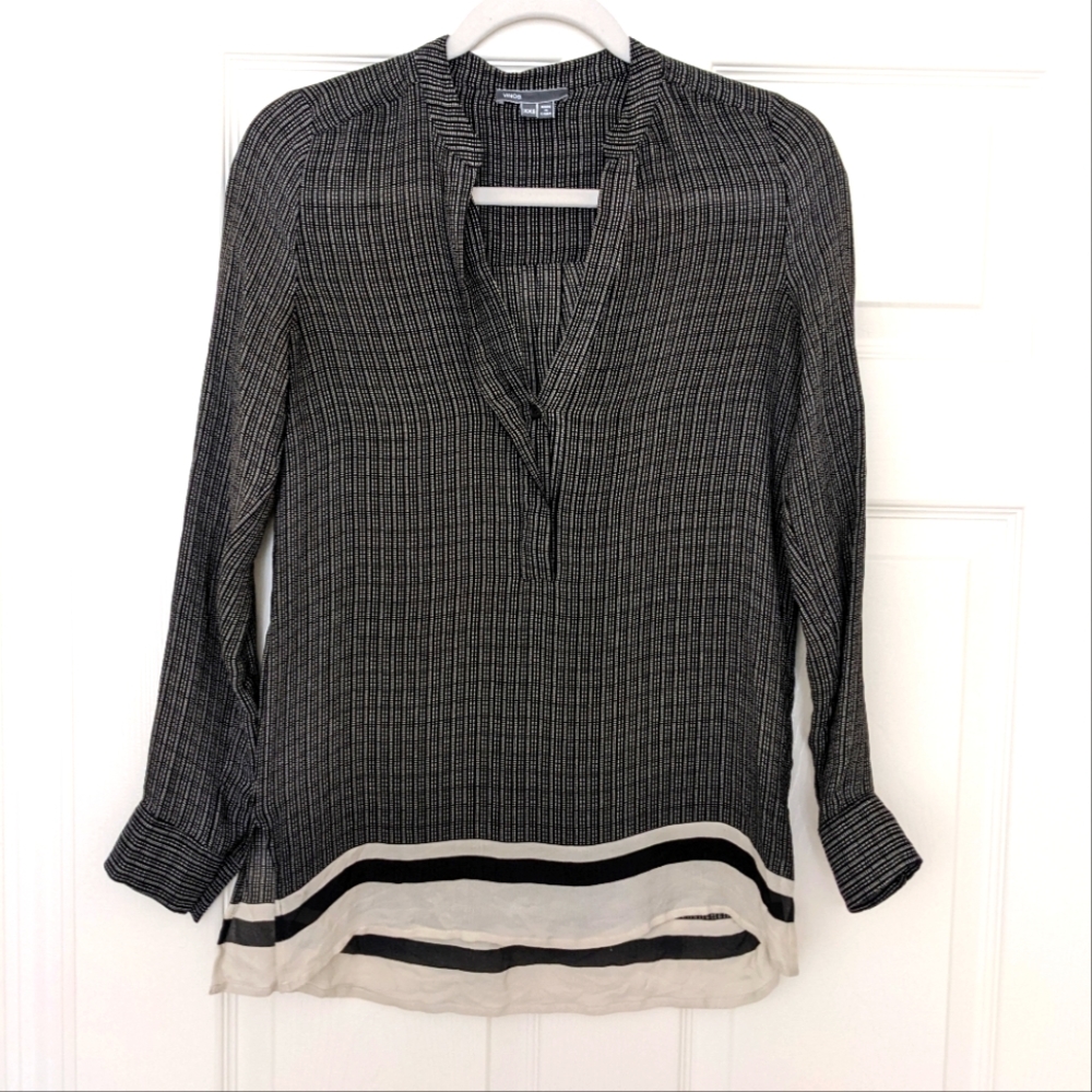 Vince Silk Tunic Top, XXS